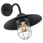 Lampada da esterno nera in acciaio, Alyena, IP44