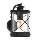 Lampada da esterno nera in plastica, Alisia, IP44