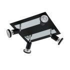 Faretto da soffitto cromato in acciaio, Tisha