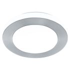 Lampada da soffitto cromata in plastica, Amina, 11W, 3000K LED, IP44