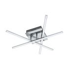 Lampada da soffitto cromata in acciaio, Arantxa, 18W, 3000K LED