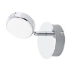 Faretto da soffitto cromato in acciaio, Tjark, 5W, 3000K LED