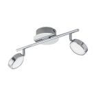 Faretto da soffitto cromato in acciaio, Tjark, 5W, 3000K LED