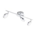 Faretto da soffitto cromato in acciaio, Tjark, 5W, 3000K LED