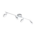 Faretto da soffitto cromato in acciaio, Tjark, 5W, 3000K LED