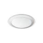 Lampada da soffitto bianca in plastica, Marieke, 22W, 3000K LED