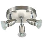 Faretto da soffitto cromato in acciaio, Elwin