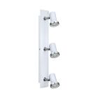 Faretto da soffitto cromato in vetro, Jasmijn, IP44