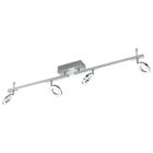 Faretto da soffitto cromato in alluminio, Madelinde, 3W, 3000K LED