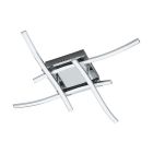 Plafoniera cromata in alluminio, Yorian, 5W, 3000K LED