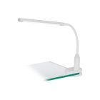 Lampada con morsetto bianca in plastica, Brennan, 4W, 4000K LED, con interruttore