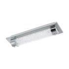 Lampada da soffitto cromata in vetro, Iris, 8W, 4000K LED, IP44