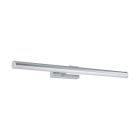 Applique da parete cromata in plastica, Chandeni, 11W, 4000K LED, IP44