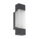 Lampada da esterno antracite metallo, Evan, IP44