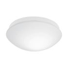 lampada da soffitto con sensore bianca in vetro, Mees, IP44