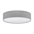 Lampada da soffitto grigia metallo, Abano