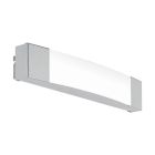 Lampada per specchio cromata in plastica, Rafi, 8W, 4000K LED, IP44
