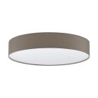 Lampada da soffitto tortora in plastica, Sila, 40W, bianco regolabile tra caldo e freddo LED, con telecomando