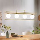 Lampada a sospensione beige in acciaio, Yorick