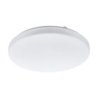 Plafoniera bianca in acciaio, Eloise, 17W, 3000K LED