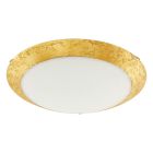 Plafoniera dorata in acciaio, Jovanka, 16W, 3000K LED