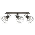 Faretto da soffitto in legno marrone, Tjarda