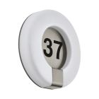 Numero civico illuminato bianco in plastica, Evin, 15W, bianco regolabile tra caldo e freddo LED, IP44, con telecomando
