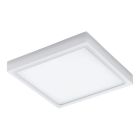 Lampada da esterno bianca in alluminio, Evi, 22W, bianco regolabile tra caldo e freddo LED, IP44, con telecomando