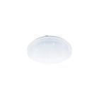 Plafoniera bianca in acciaio, Eloise, 12W, colore regolabile LED, IP44
