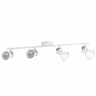 Faretto da soffitto bianco in acciaio, Tinke