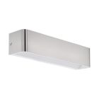 Applique da parete in nichel in alluminio, Tjalle, 12W, 3000K LED