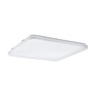 Plafoniera bianca in acciaio, Eloise, 50W, 3000K LED