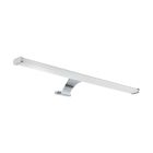 Lampada per specchio cromata in acciaio, Yvanka, 10W, 3000K LED, IP44