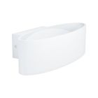 Applique da parete bianca in alluminio, Elmar, 10W, 3000K LED