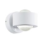 Lampada da esterno bianca in alluminio, Lyn, 2W, 3000K LED, IP44