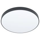 Faretto da superficie nero in acciaio, Zippora, 24W, colore regolabile LED