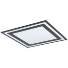 Plafoniera nera in alluminio, Tirzah, 36W, 4000K LED