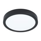 Lampada da soffitto nera in acciaio, Pascale, 16W, 3000K LED