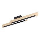 Plafoniera in legno marrone, Ludovica, 10W, 3000K LED