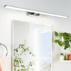Lampada per specchio cromata in plastica, Nancy, 13,5W, 4000K LED, IP44