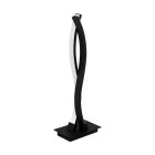 Lampada da tavolo nera in alluminio, Arantxa, 10W, 3000K LED, con interruttore