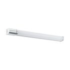 Lampada per specchio cromata in alluminio, Wilson, 15W, 4000K LED, IP44, con interruttore