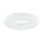 Plafoniera bianca in acciaio, Ziya, 24W, colore regolabile LED