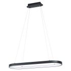 Lampada a sospensione nera in plastica, Maira, 30W, 3000K LED
