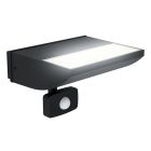 Applique da esterno con sensore di movimento nera in alluminio, Samuel, 10,5W, 3000K LED, IP44