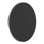 Applique da parete nera in plastica, Vishal, 12W, bianco regolabile tra caldo e freddo LED, IP44, controllo touch