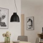 Lampada a sospensione nera in alluminio, Thijs