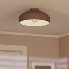 Lampada da soffitto marrone in alluminio, Egine