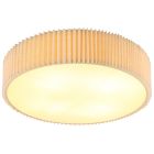Lampada da soffitto beige in tessuto, Prya