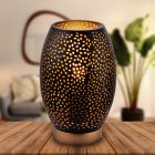 Lampada da tavolo nera metallo, Bilboa